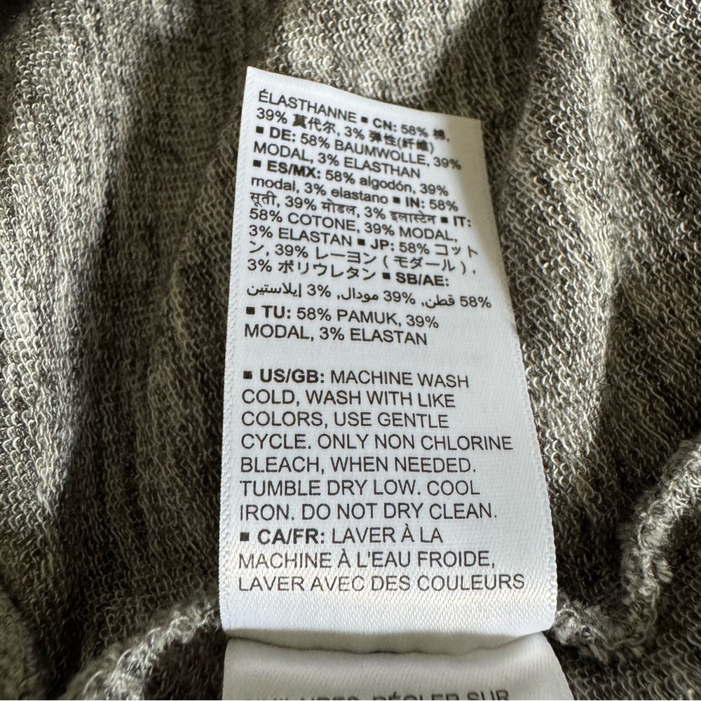 Daily Ritual Heather Gray Mini Dress, XS - Picture 11 of 12